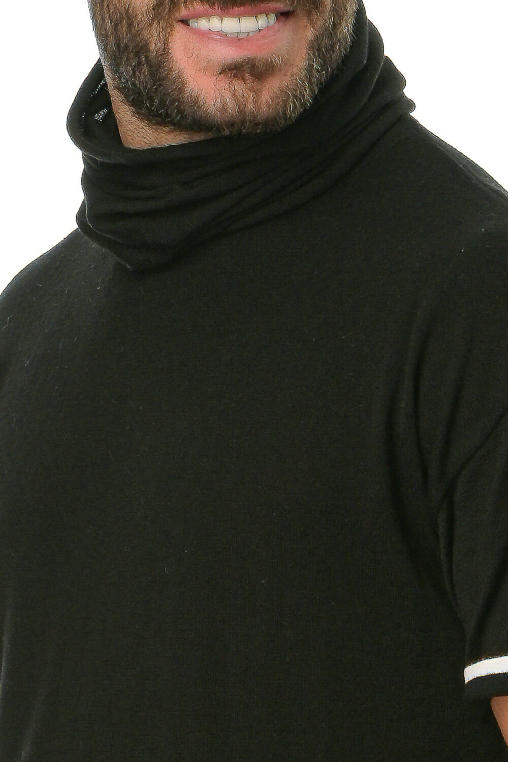 Merino Wool black Neckband