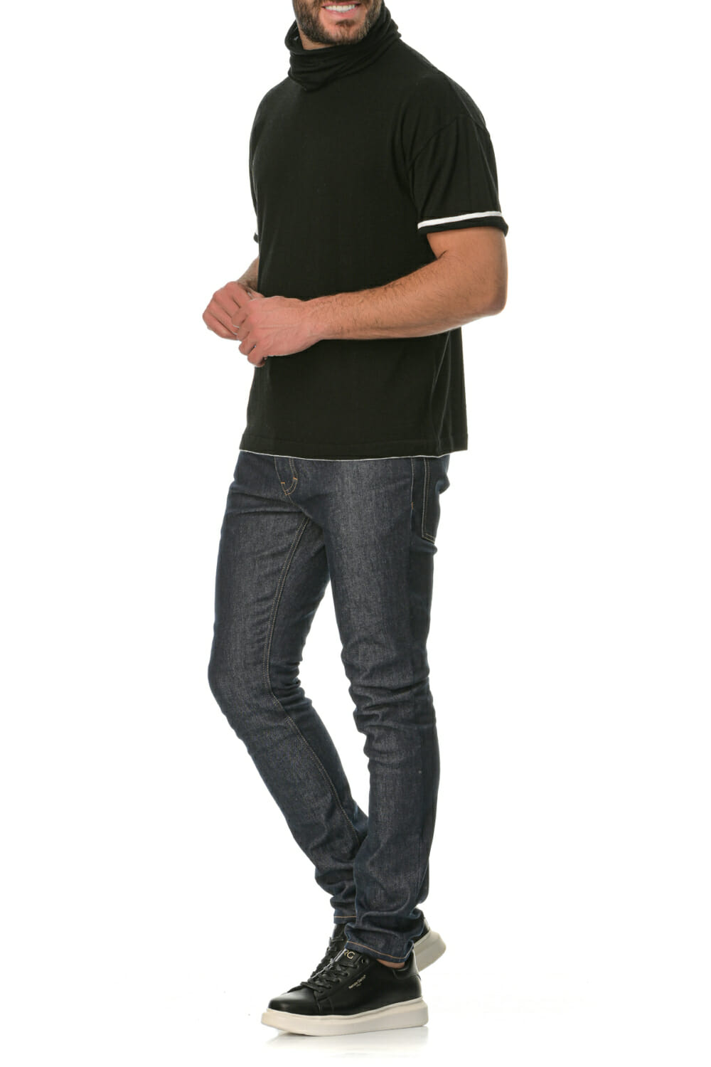Merino Wool black Neckband - Image 7