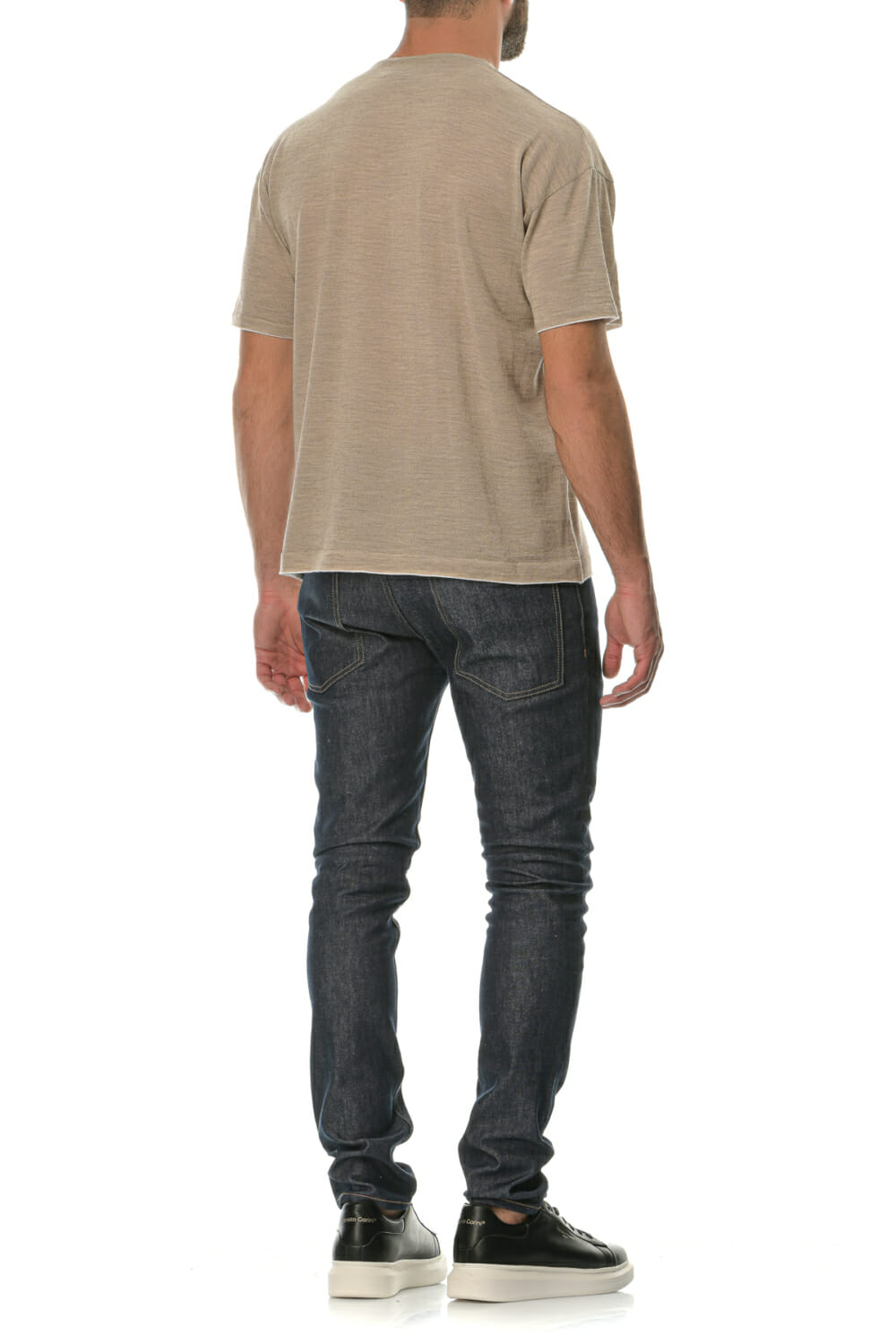 Merino Wool natural Man T-Shirt - Image 8