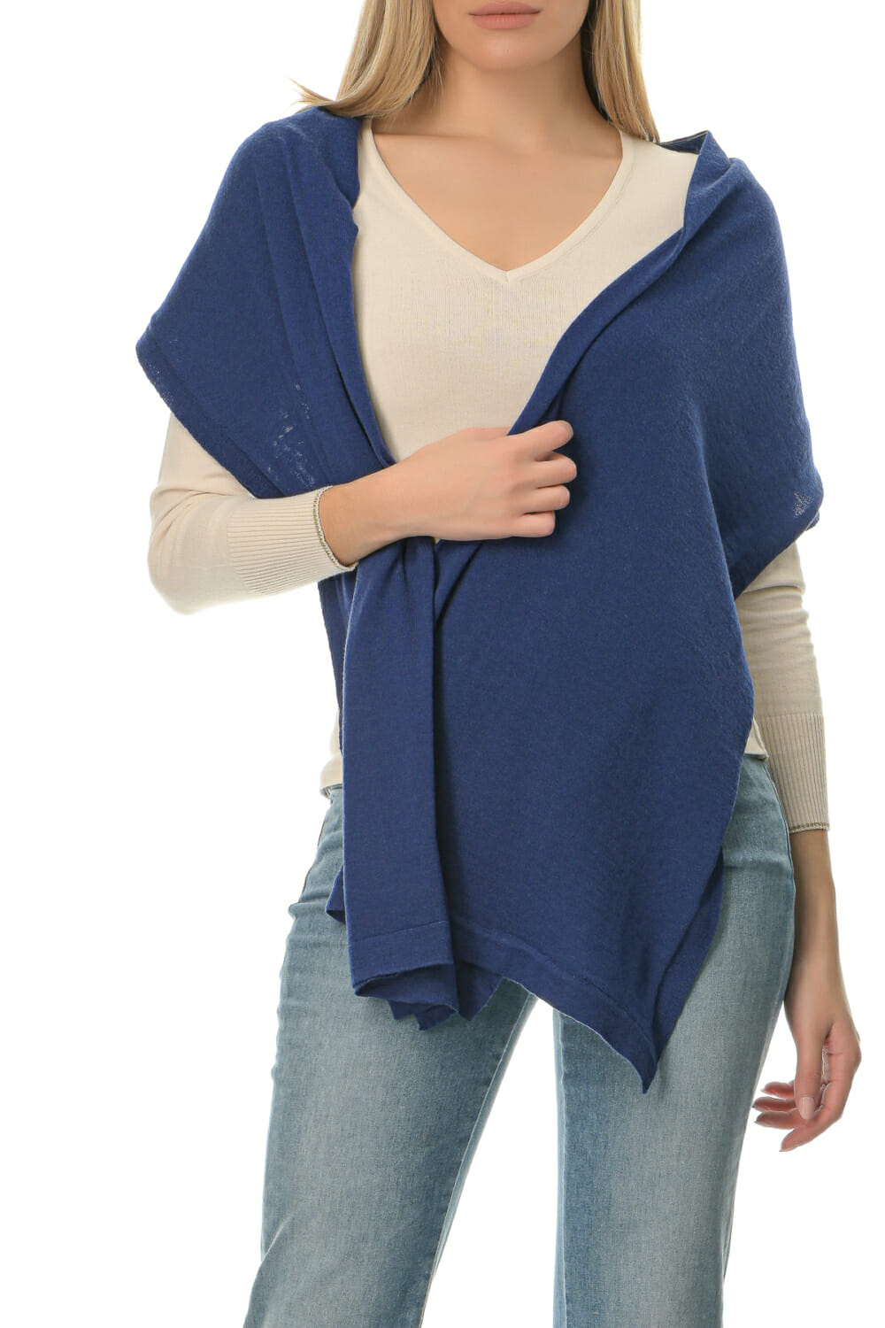 Merino Wool blueink Shawl - Image 2