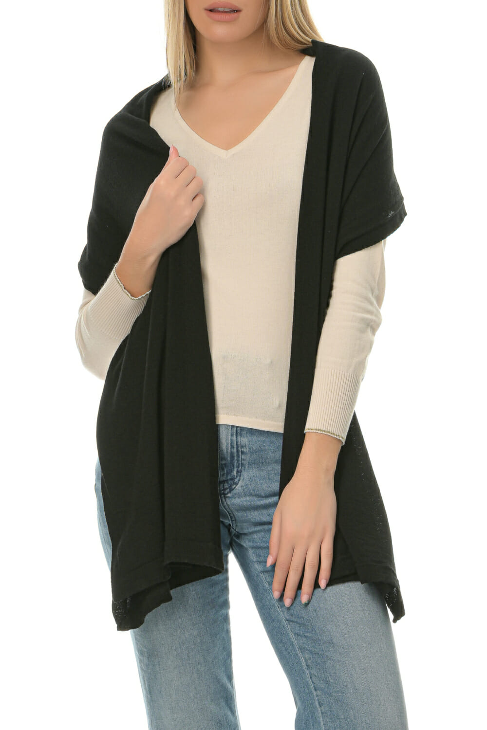 Merino Wool black Shawl