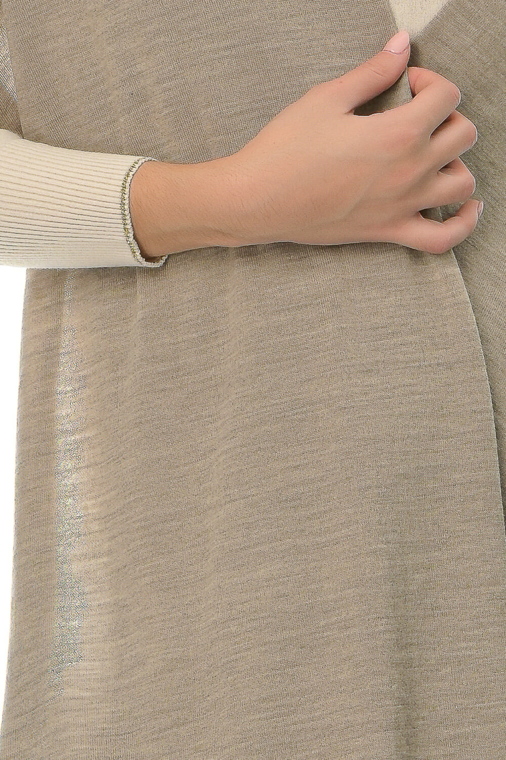 Merino Wool natural Shawl - Image 8