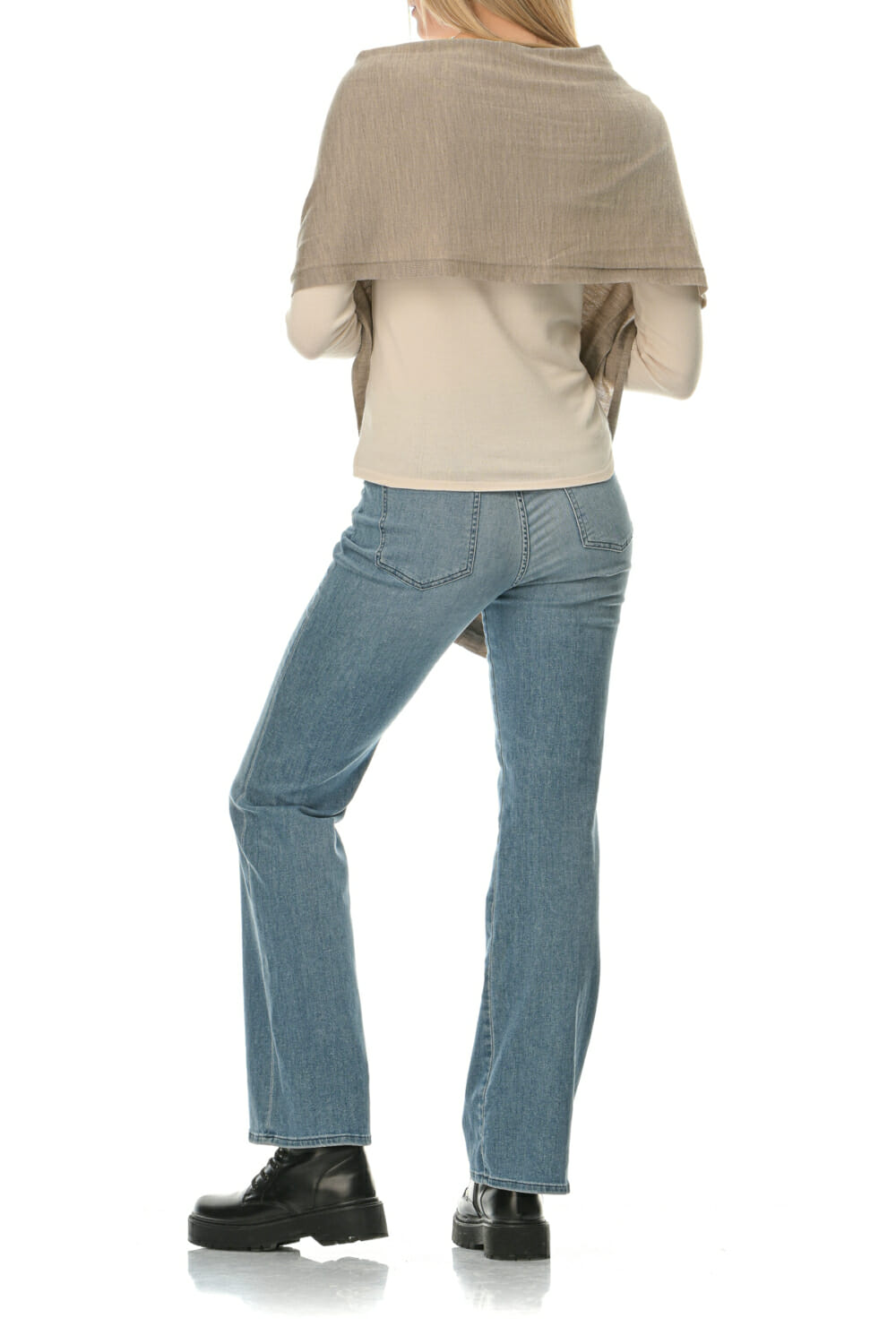 Merino Wool natural Shawl - Image 7