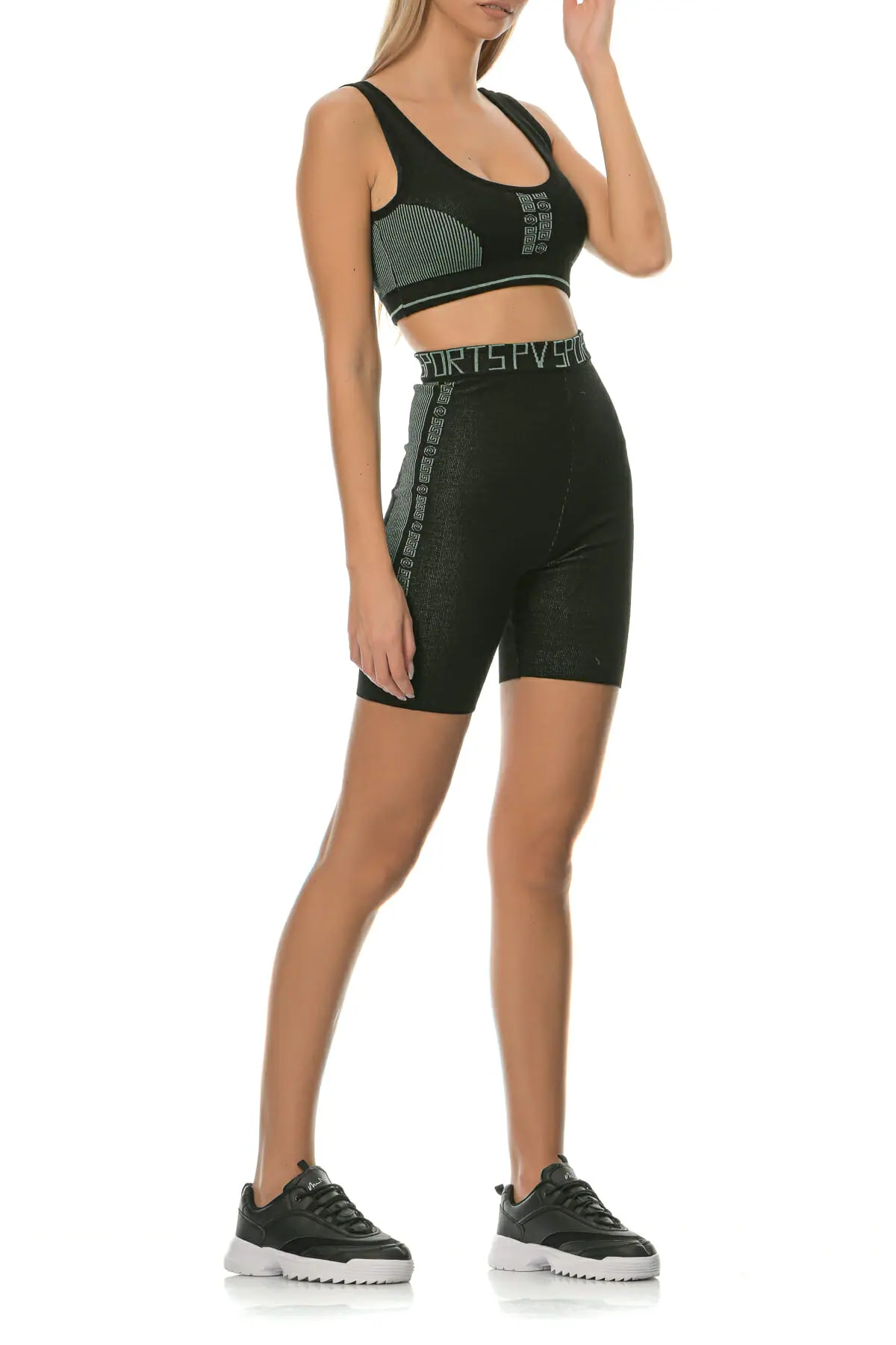 Natural Sportswear Teal black Astylos Bralet - Image 5