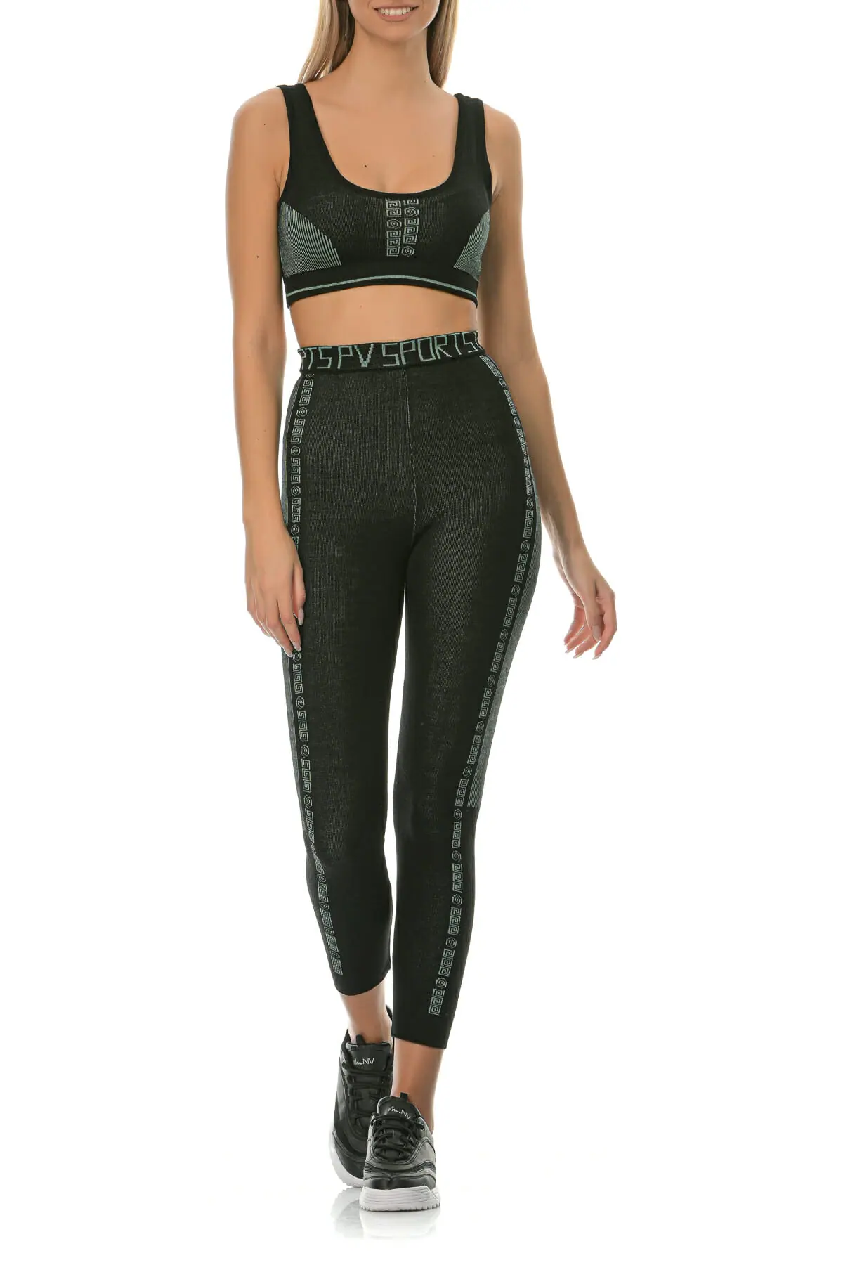 Natural Sportswear Teal black Astylos Bralet - Image 7