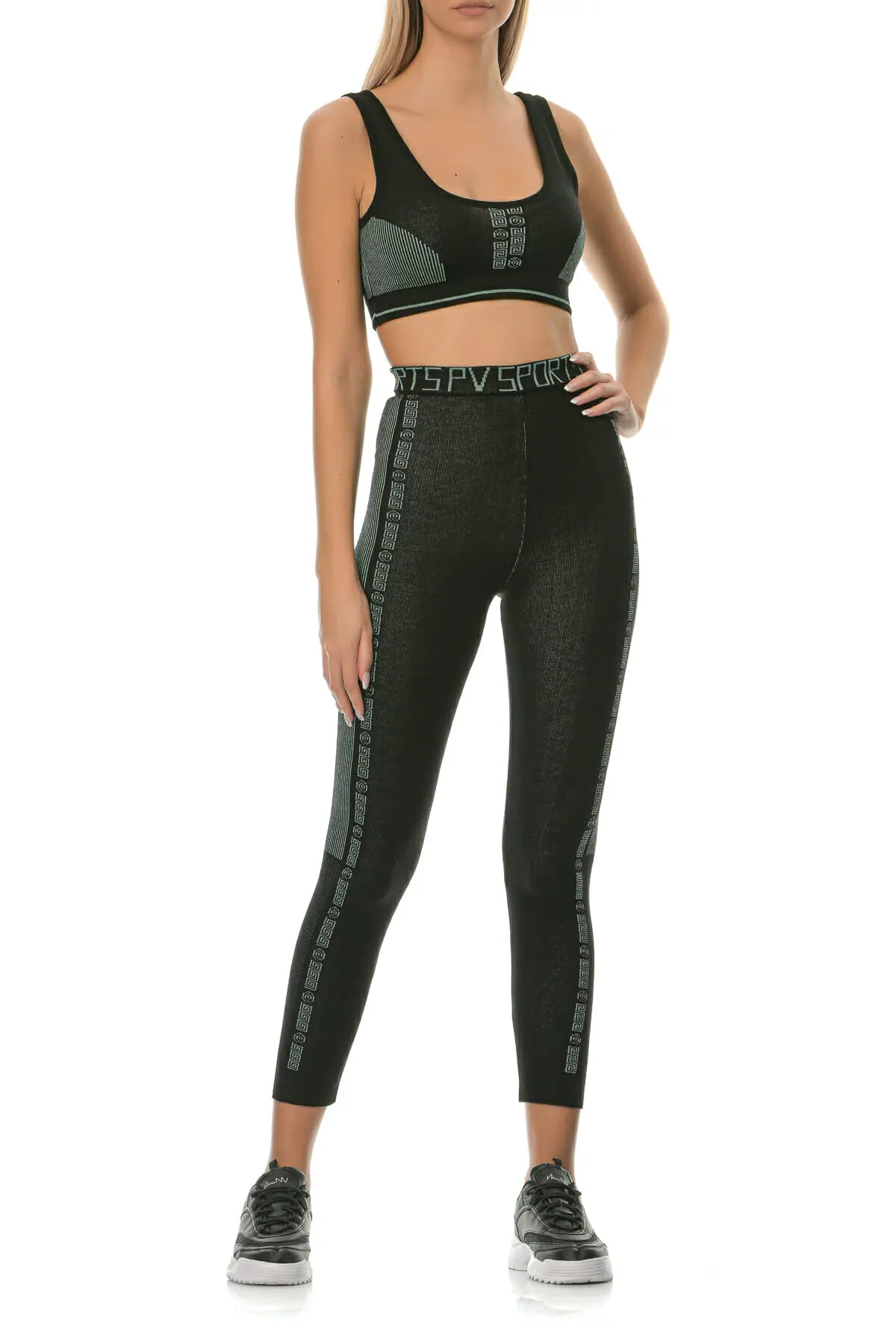 Natural Sportswear Teal black Astylos Bralet - Image 8