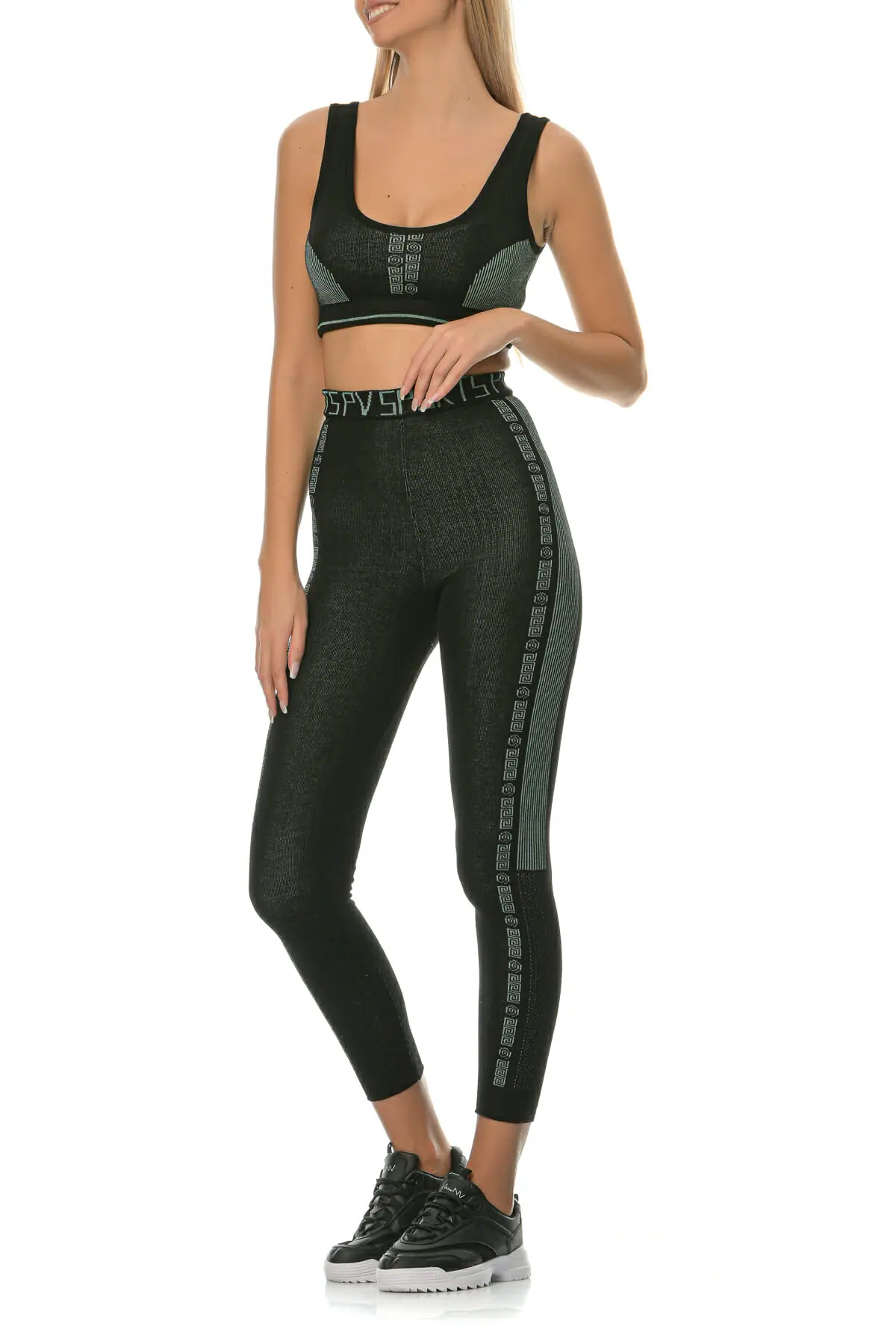 Natural Sportswear Teal black Astylos Bralet - Image 9