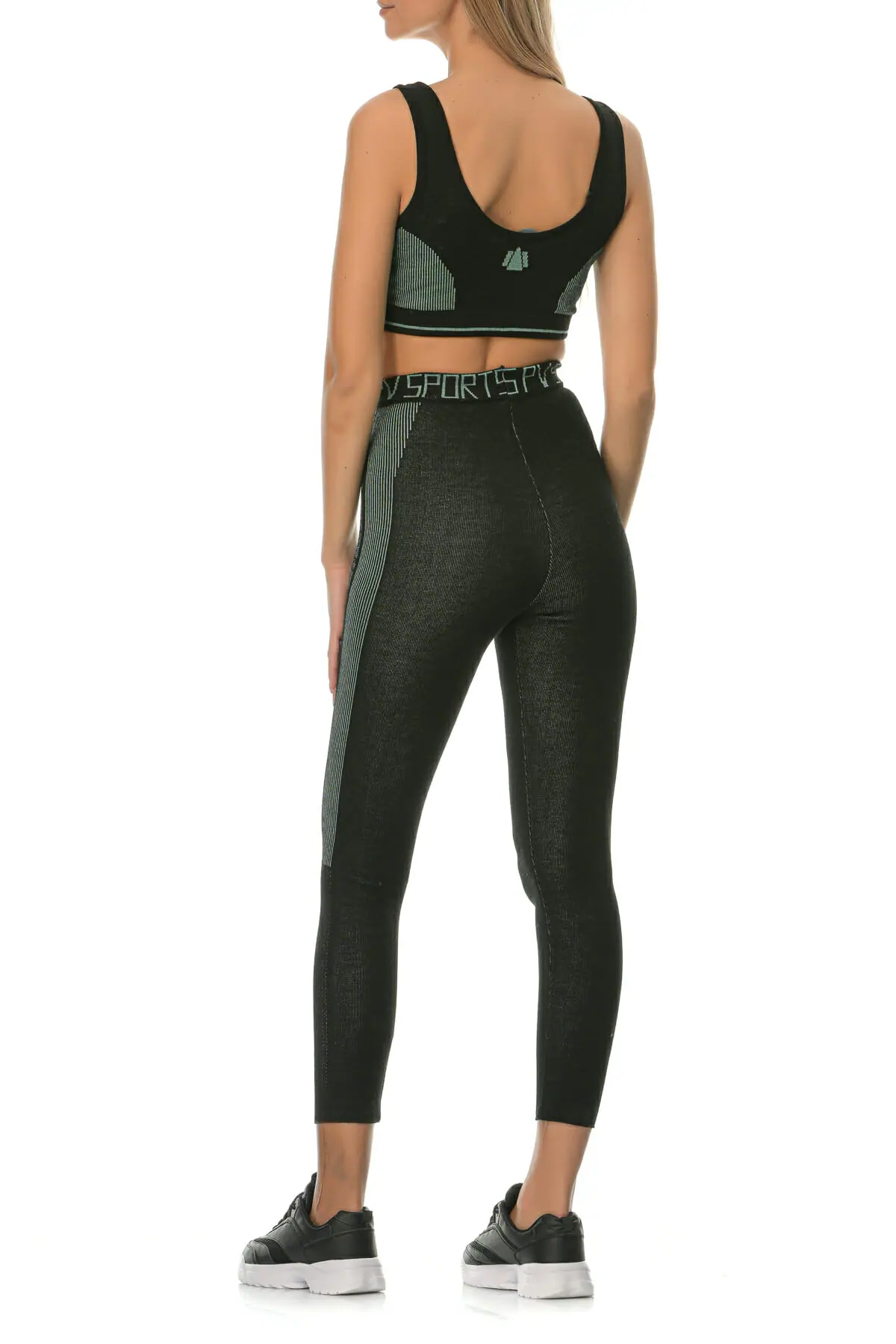 Natural Sportswear Teal black Astylos Bralet - Image 10