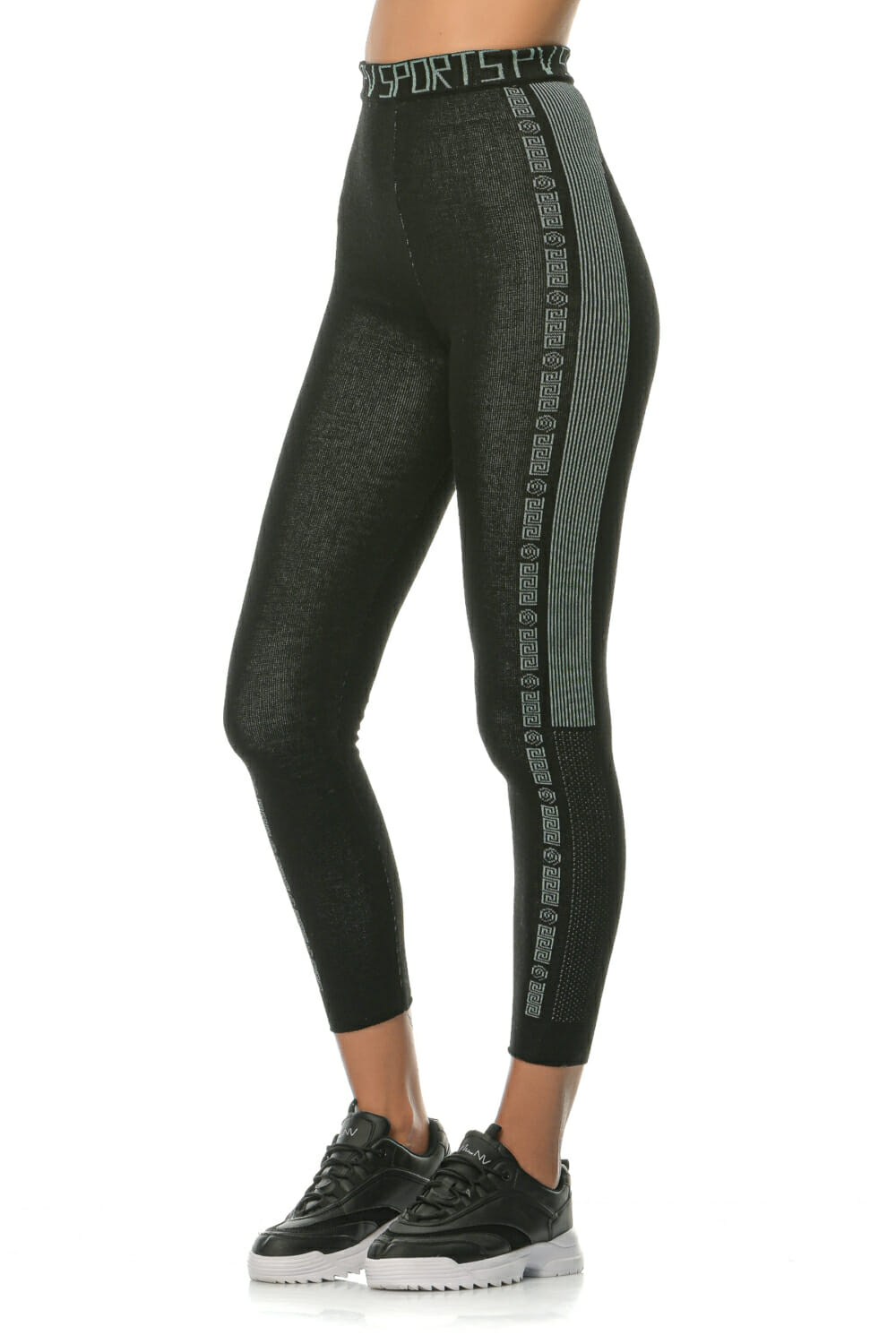 Natural Sportswear Teal black Leo Leggings - Image 3