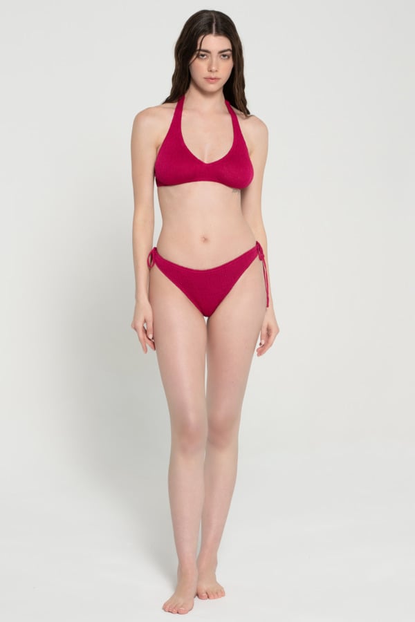 Pepper Vally cotton triangle bikini cherry hero
