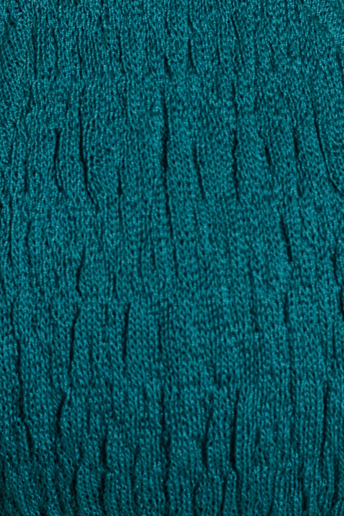 Pepper Vally cotton one-piece swimwear zipper ionian teal fabric